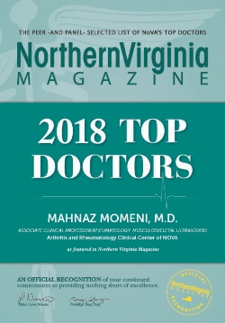 Dr. Mahnaz Momeni- Top Doctors 2018 Award